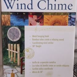 Wind Chime 30 Inch Bamboo Tubes Chime