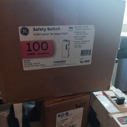 Safety Switch ,interruptor  De Seguridad 100AMPS 600 Vac 250 Vdc Nuevo ,new.