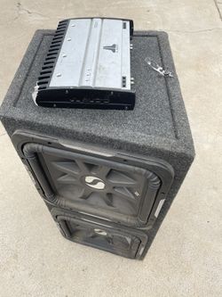 Kicker L7 12” Subwoofers And JL 500/1 Amp