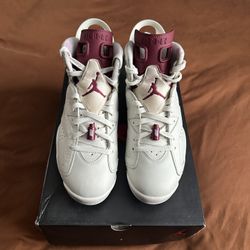 Air Jordan 6 Maroon Size 9