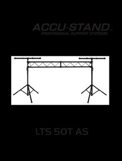 Accu-Stand LTS50T AS, Portable Trussing System