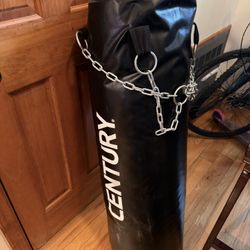 Black Vinyl Boxing Heavy Bag 100lbs