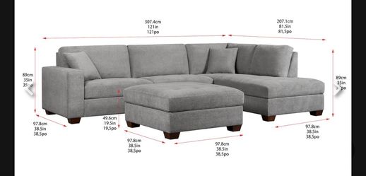 Thomasville Miles Fabric Sectional