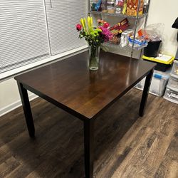 Brown Kitchen Table 