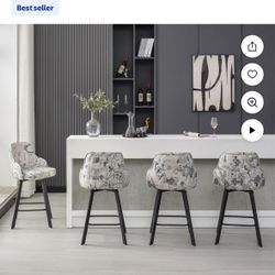 (4) Brand New Swivel Bar/Counter Stools 25-26” OBO