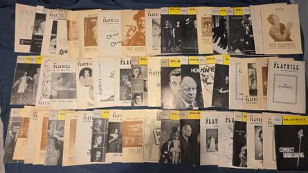 (LOT of 50+) Vintage New York Theatre Playbills