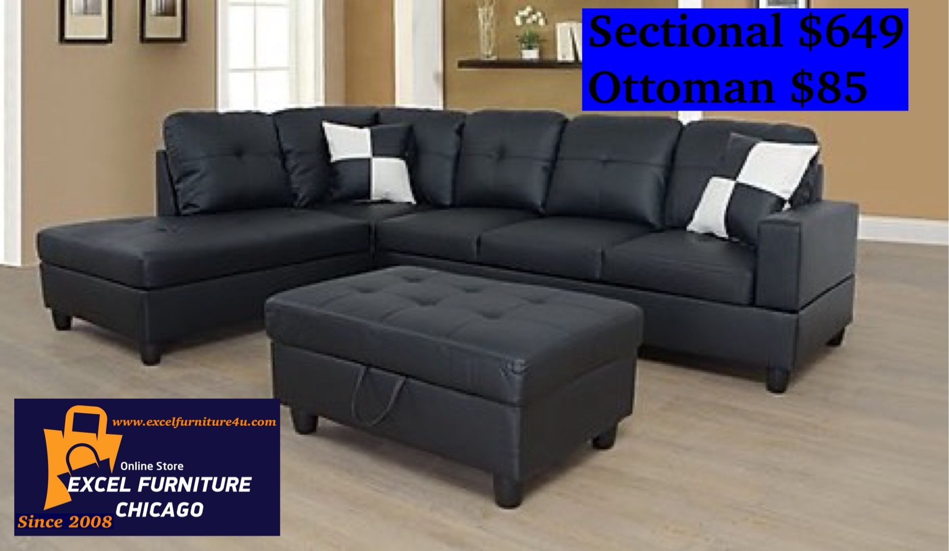 🔥FREE DELIVERY🔥Brand New Sectional Sofa Couch