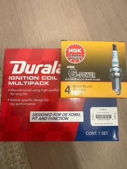 Brand New Duralast Ignition Coils + NGK Spark Plugs