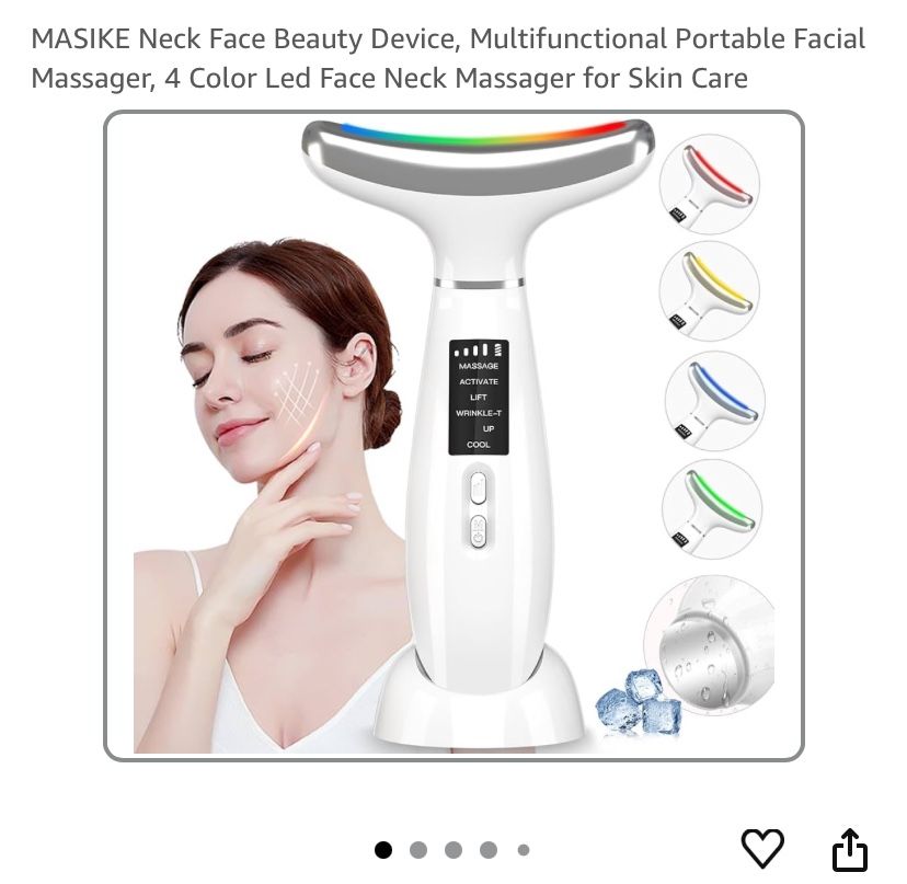 Facial massager Red light therapy for face