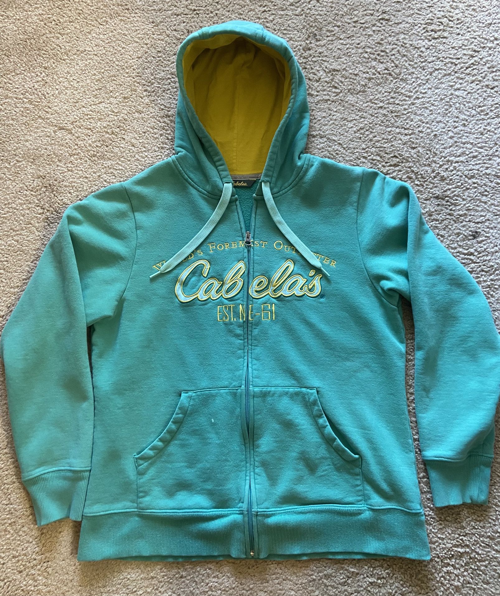 Cabela's Full Zip Jacket/Hoodie Sz Large