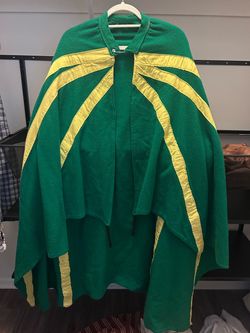 Green Costume Cape