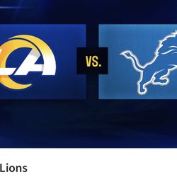 Rams Vs Lions (2 Tickets)