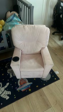 Kids Recliner Chair with Cup Holder