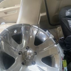 17in Chrome Ion Rims $250 Never Worn 5 Lug
