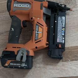 Ridgid 18v 18ga Finish Nailer And Octane Jigsaw, Also 18v Reciprocating Sa 