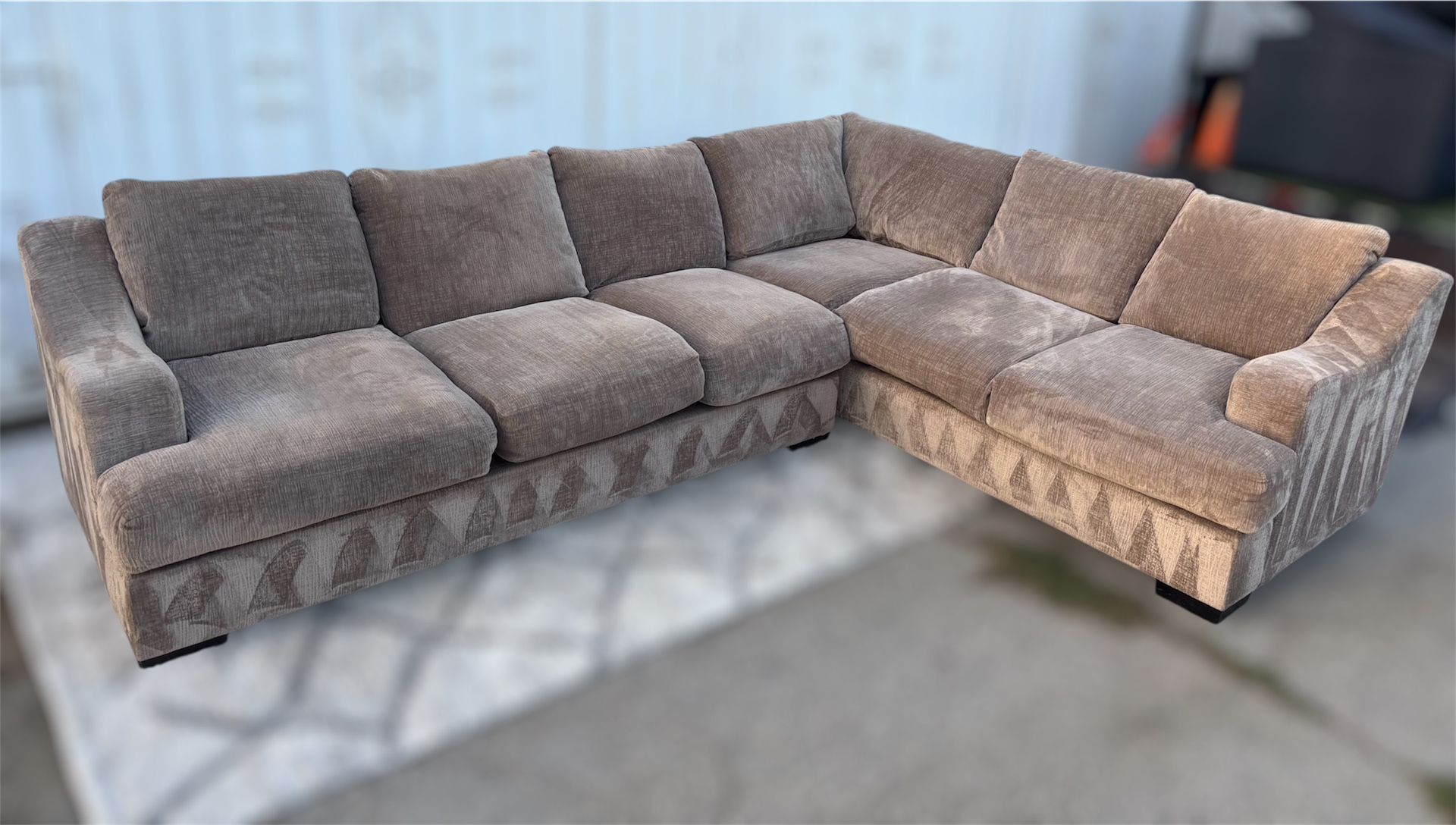 Monarch Custom Sofas RAF Sectional Couch L Shape