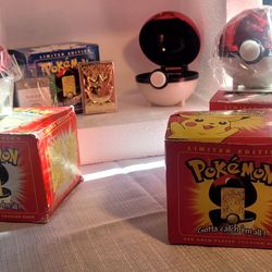 (6) 1999  23 karat Pokémon gold cards