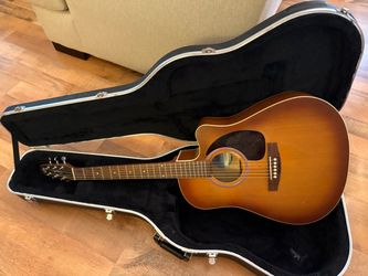 Acoustic guitar. Seagull with case.