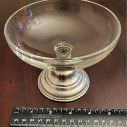 Sterling Silver and glass bowl 