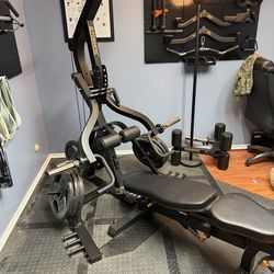 Powertec Levergym with Leg Curl attachment