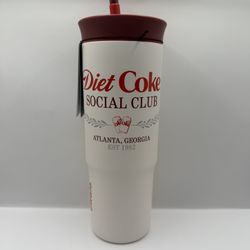 Owala Diet Coke Social Club Stainless Steel Straw Tumbler 24oz Special Edition