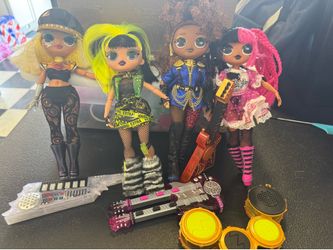 L.O.L. Surprise! O.M.G. Remix Fashion Dolls Lot