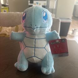 Shiny squirtle plush new with tag
