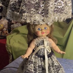 Vintage Doll Lamp