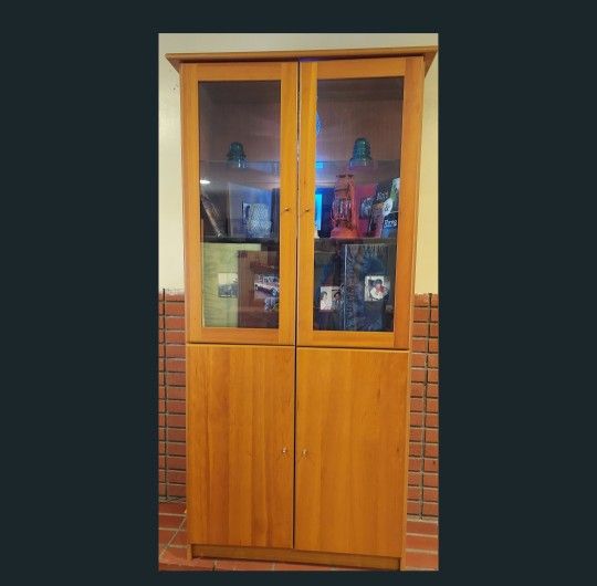 Wood / Glass Display Cabinet