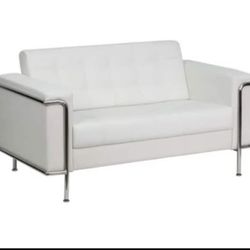 White Leather Couch