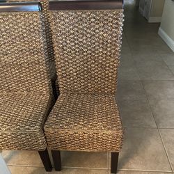6 Dining Table Chairs- Excellent Condition