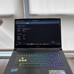 MSI Katana 17 Gaming Laptop – RTX 4060, i7, 32GB RAM, 1TB SSD
