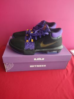 LeBron Witness Vlll  Black/University Gold Size9.5