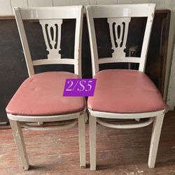 2 Kitchen Chairs 
