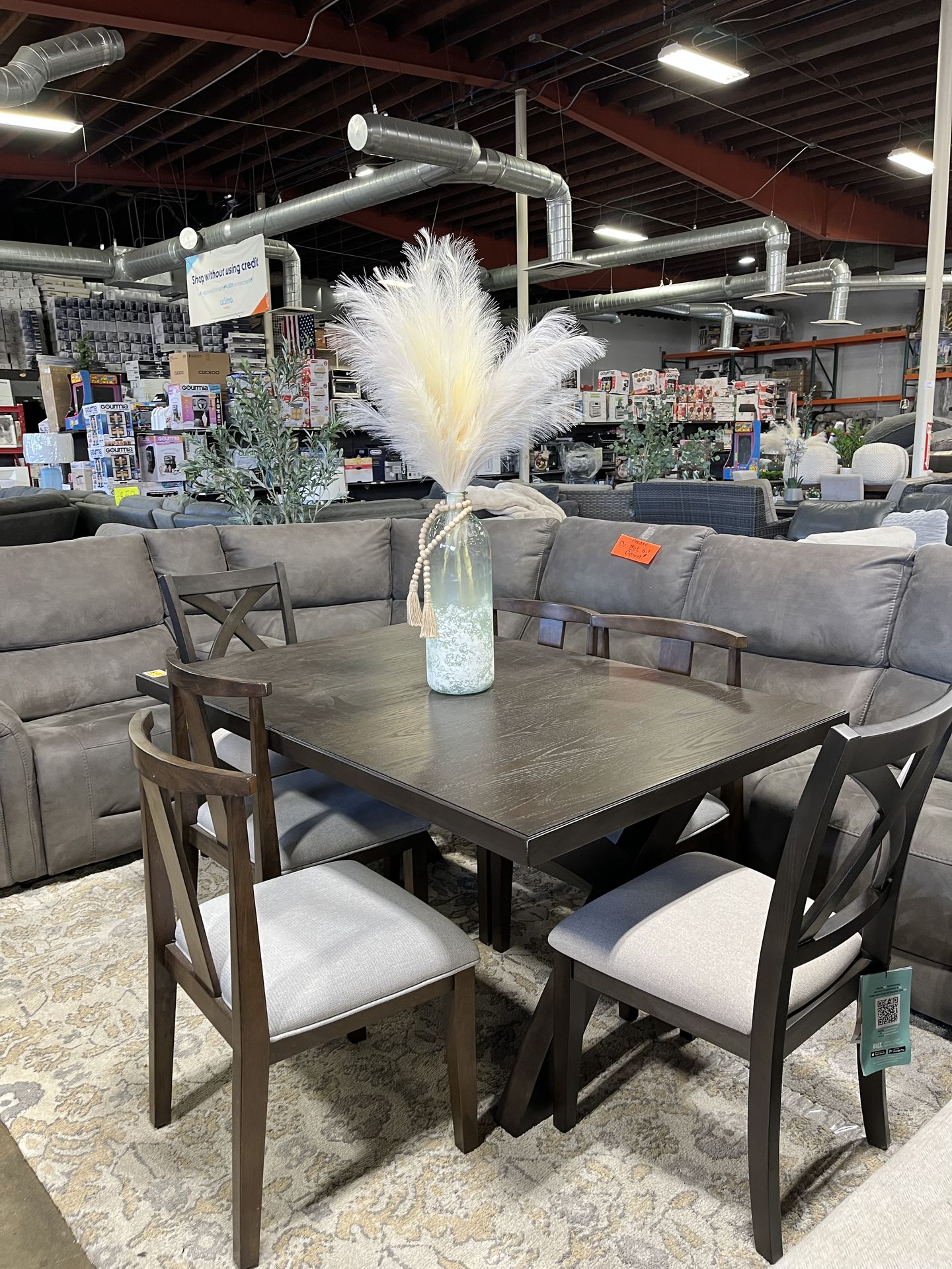 Dining set with 6 chairs