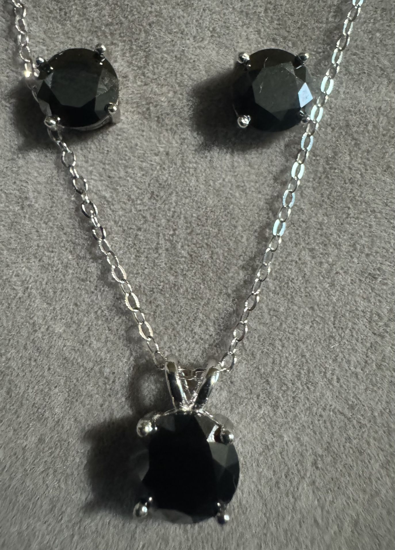 GRA Black Moissanite 925 Silver