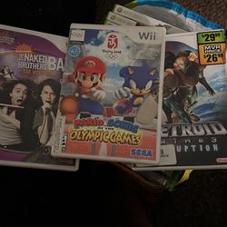 Nintendo Wii 3Game Lot