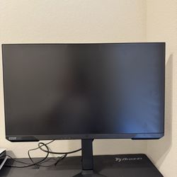 Samsung - Odyssey 27” IPS LED QHD FreeSync Premium & G-Sync Compatible Gaming Monitor with HDR (Display Port, HDMI) - Black - Open Box