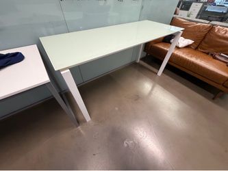 Office desk glass