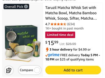 Matcha whisk set