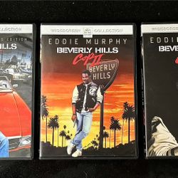 🚔📀 Beverly Hills Cop DVD 3-Movie Series: 1, 2, 3 with DVD Cases (new)