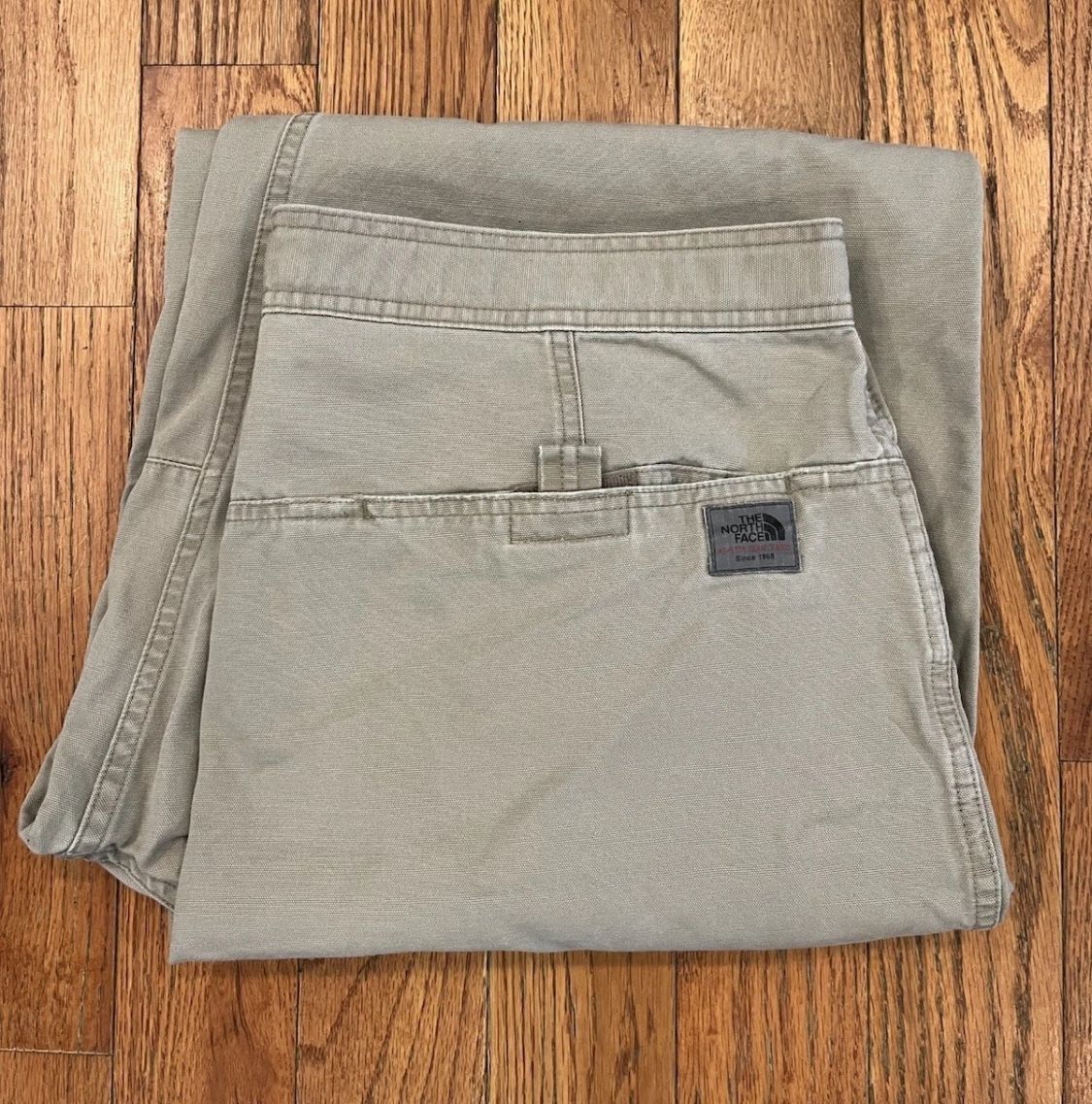 North Face Pants Mens A5 Series Size 40 Canvas Outdoors Hiking Cotton Belted