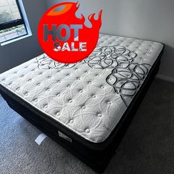 Queen Size Mattress Pillow Top 12"   new Mattress