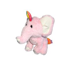 KellyToy Pink Unicorn Elephant Plush