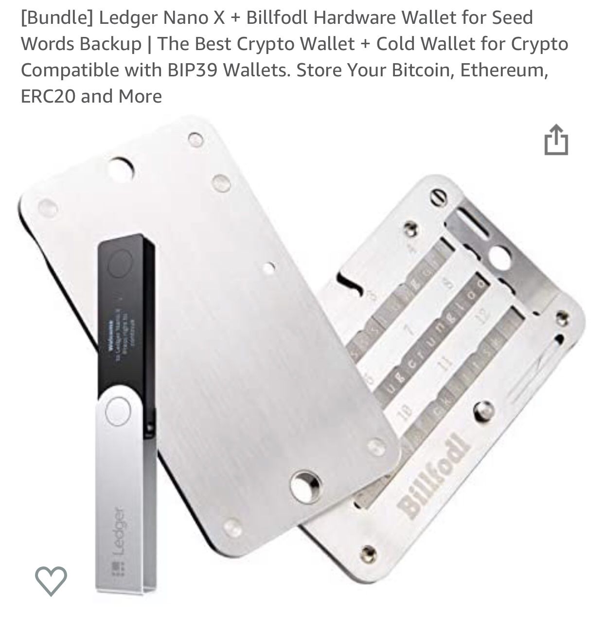 Ledger Nano X Crypto Wallet