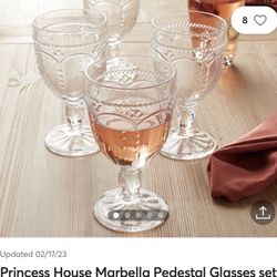 Copas Marbella A Princess House Transparentes
