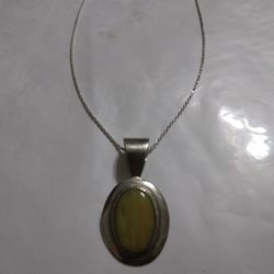 925 Silver Chain And Pendant Chain Lent 20-in Used