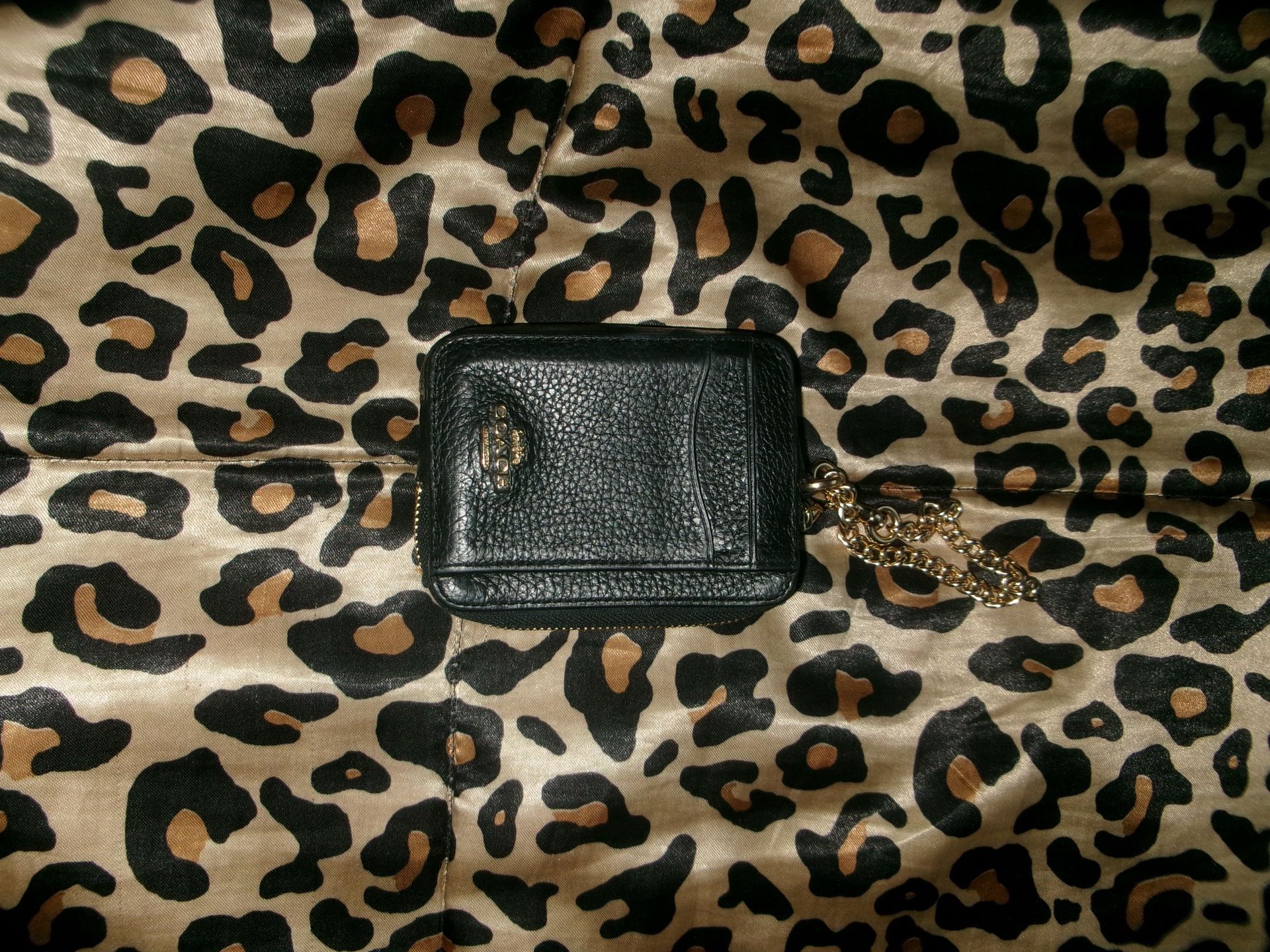 black coach wallet