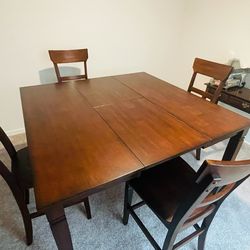High Top Cherrywood Diningroom Table
