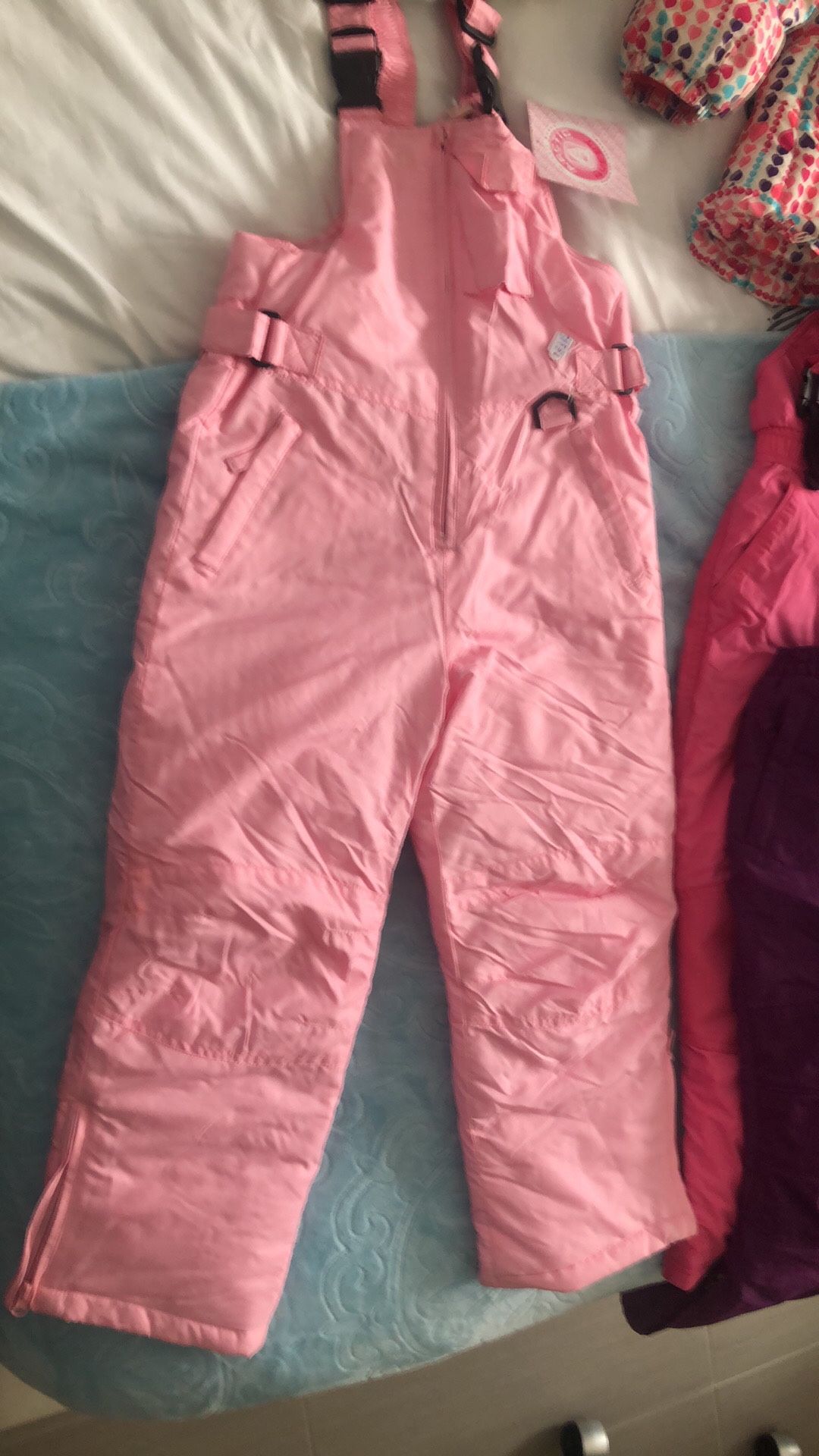 Snow bibs jackets boots any size for kids and adults